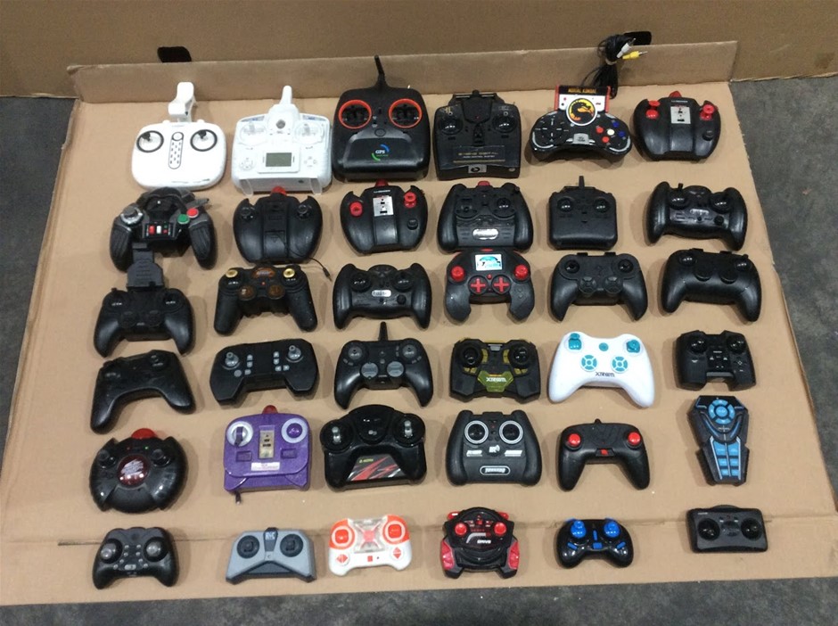 Mixed RC Remote Controllers (Lot of 36)