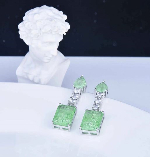 Designer Simulated Diamond Minimalist Earrings