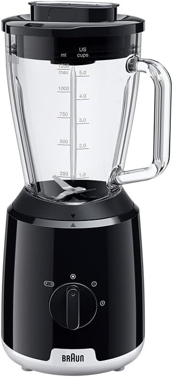 BRAUN Household PowerBlend 1 Jug Blender JB1050BK, 600W, Black.