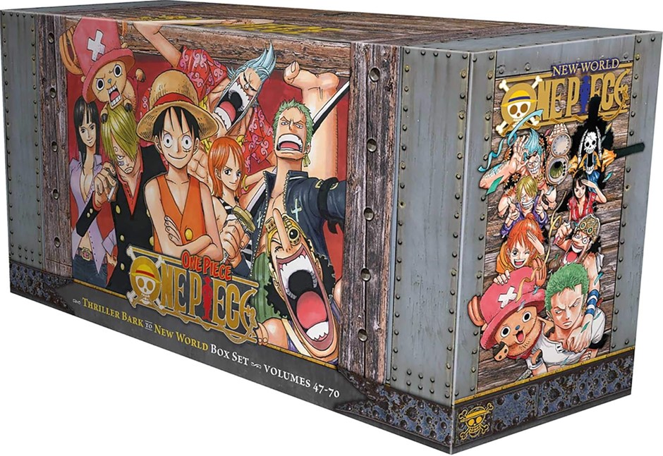 ONE PIECE Box Set 3, Thriller Bark to New World, Volumes 47-70 with Premium