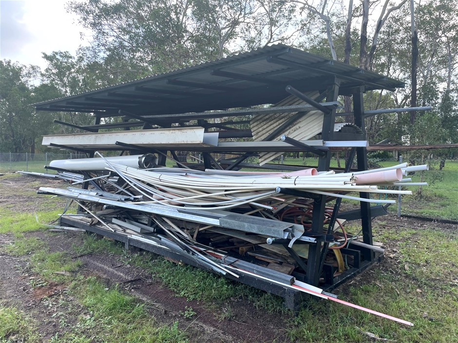 Storage Rack Including All Materials