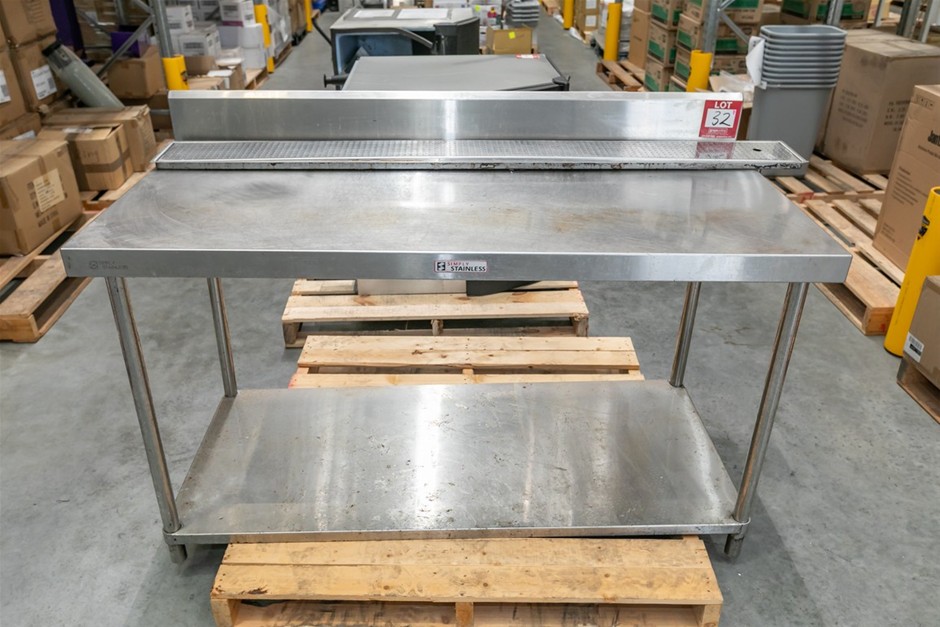 Prep Bench with Under Shelf