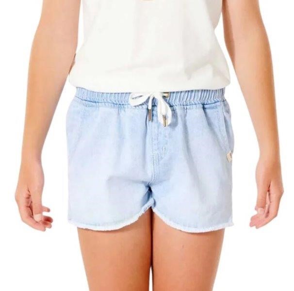 RIP CURL Girl's Tara Short, Size 10, Blue Ice. RRP: $60. Buyers Note - Dis