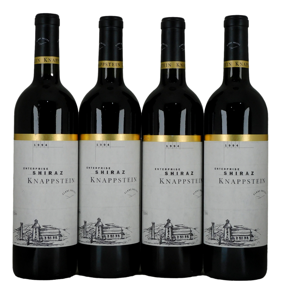 Knappstein Enterprise Shiraz 1994 (4x 750mL), SA.