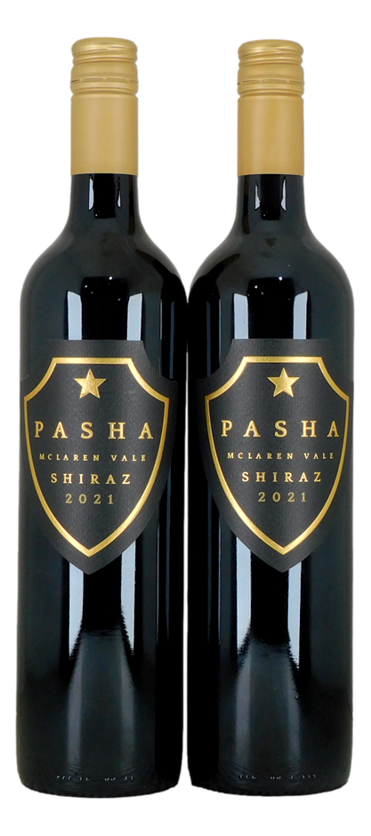 Pasha Shiraz 2021 (2x 750mL), SA.