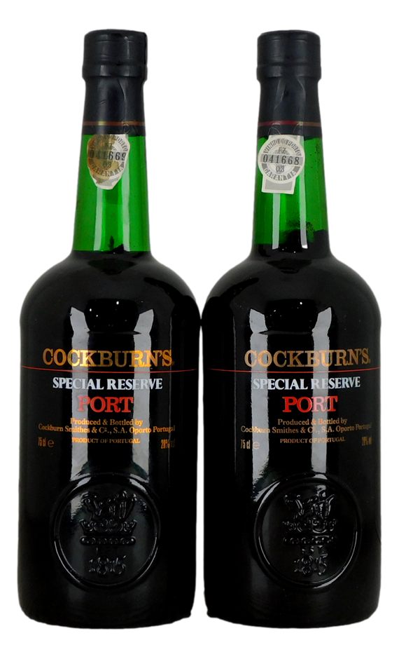 Cockburn`s Special Reserve Port (2x 750mL), Portugal.