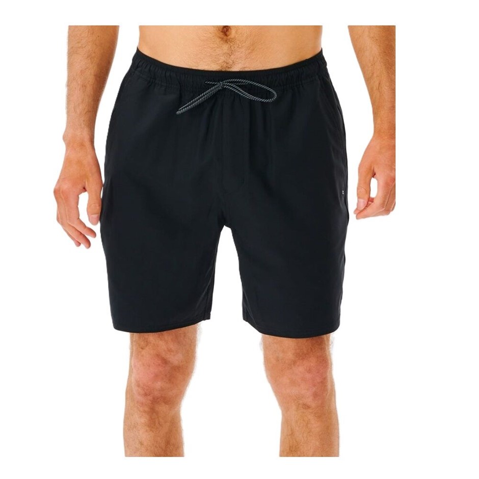 RIP CURL Men's Pivot Volley Shorts, Size M, Black. RRP: $80.  Buyers Note -