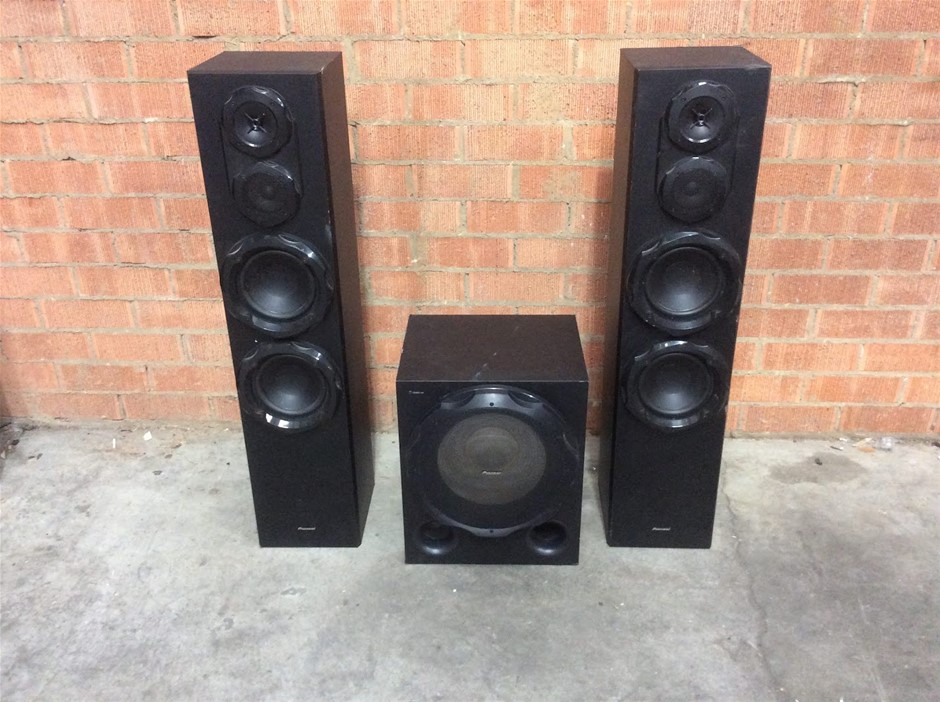 Pioneer S-RS33TB Floorstanding Tower Speakers (Lot of 2)