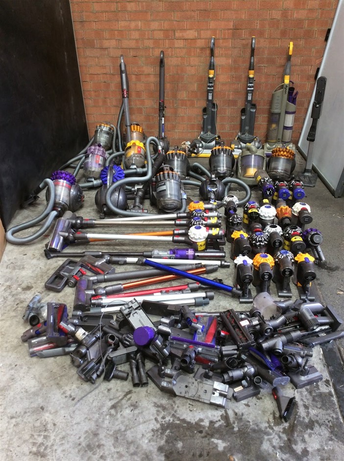 Dyson Mixed Models Cordless And Upright Vacuum Cleaners With Attachments
