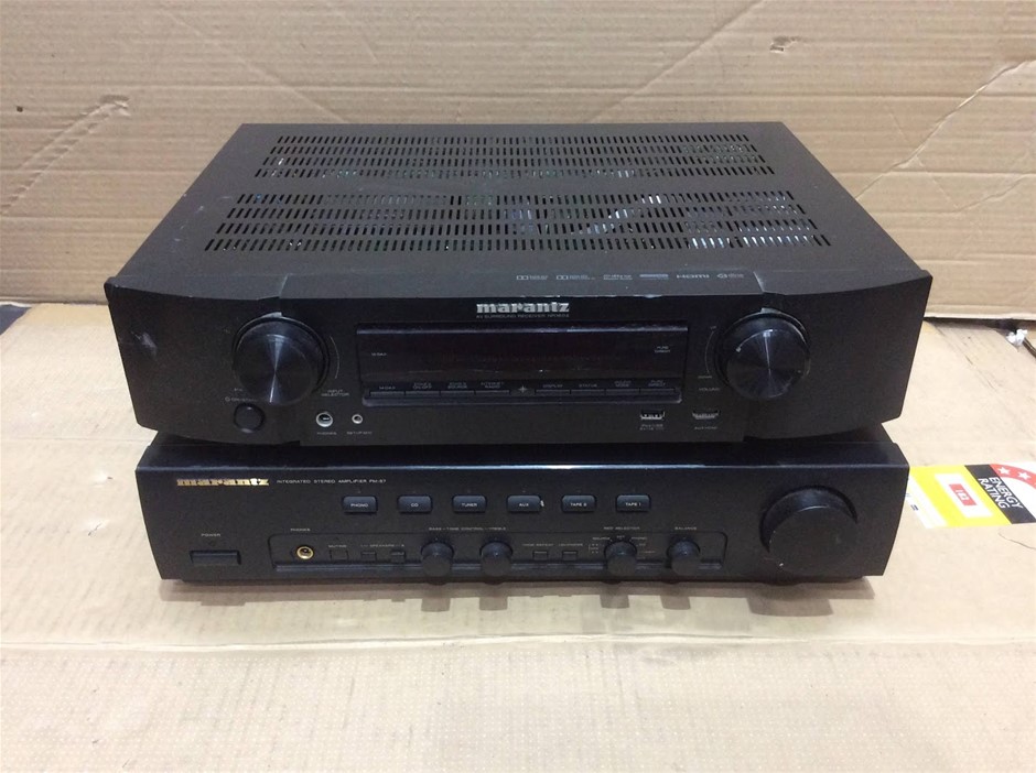 Marantz NR1603 AV Surround Receiver And PM-57 Integrated Stereo Amplifier