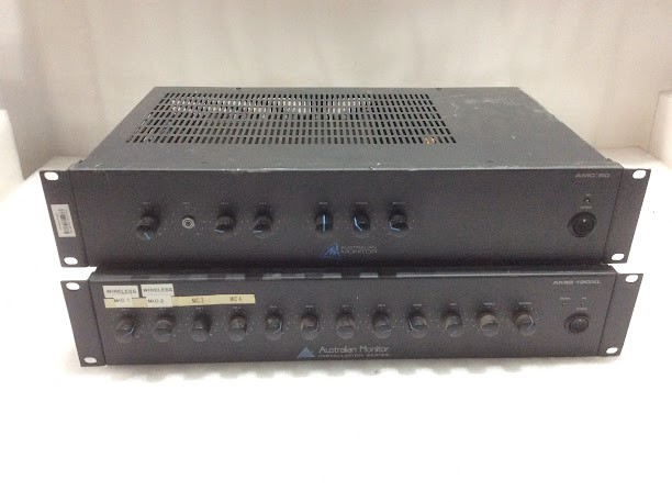 Australian Monitor AMC+60&AMIS 120XL Audio Amplifier (Lot of 2)