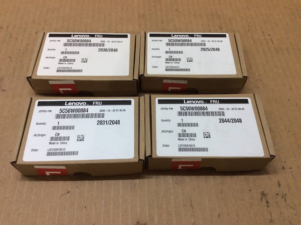 Lenovo 5C50W00884 CARDPOP BLD BTB DP Cards New (Lot of 4)