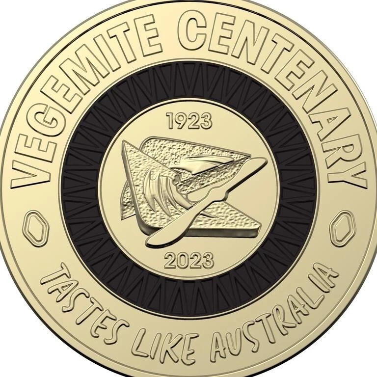 2023 $2 Vegemite Centenary Coin – Black Coloured – Australia – Rare