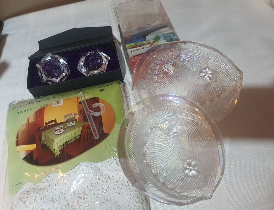 Crystals and Kitchen Acc. New