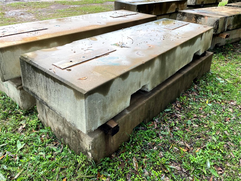 Precast Concrete Footings x2