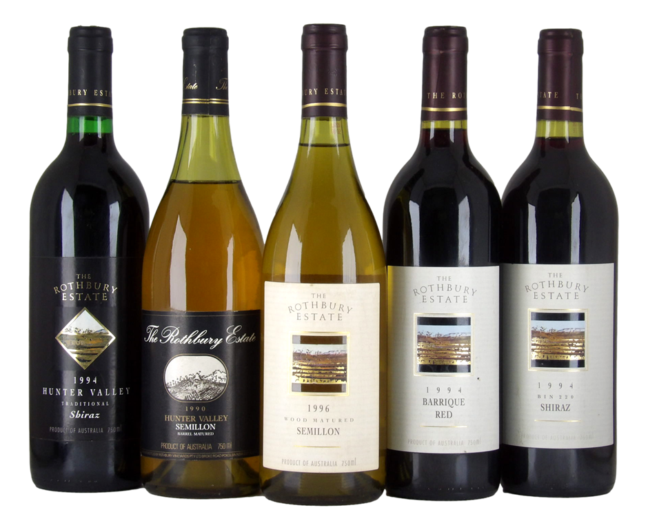 Mixed The Rothbury Estate Wine Pack (5x 750mL) Hunter Valley