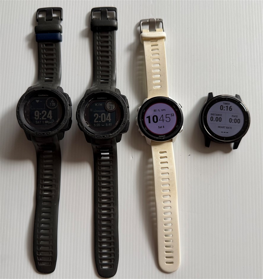 Garmin Instinct Solar/Forerunner 245/Vivoactive 4 - For Parts (Lot of 4)