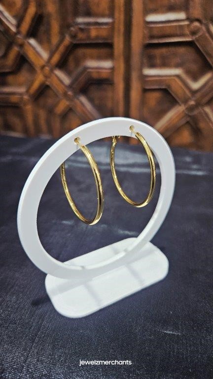 18KGold Filled/Italy Earring -(Stamped 18K/Italy)-Warranty Quality