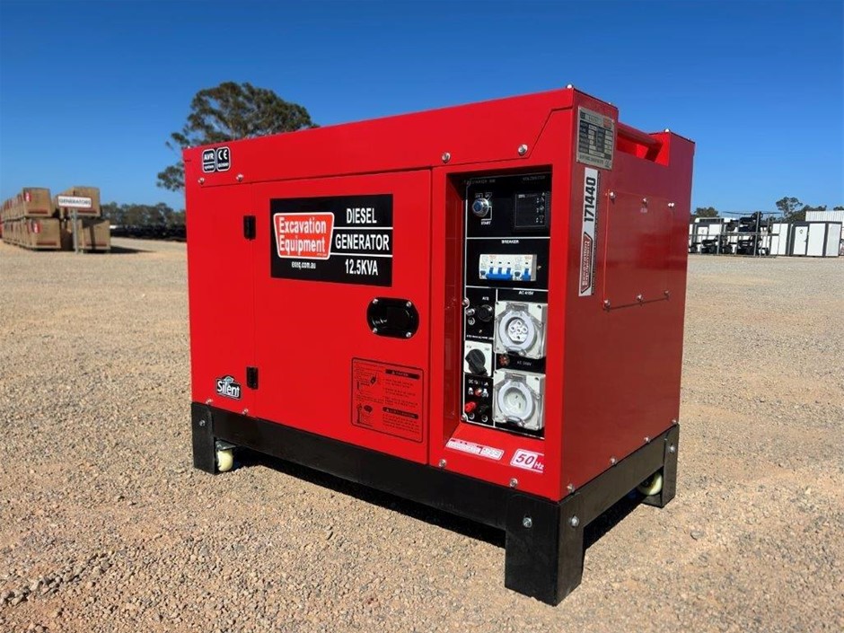 12.5kVA Generator with ATS (Unused)