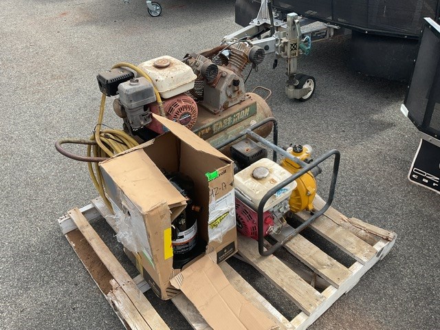 <p>Champion Petrol Power Air Compressor, Petrol Powered Water Pump</p>