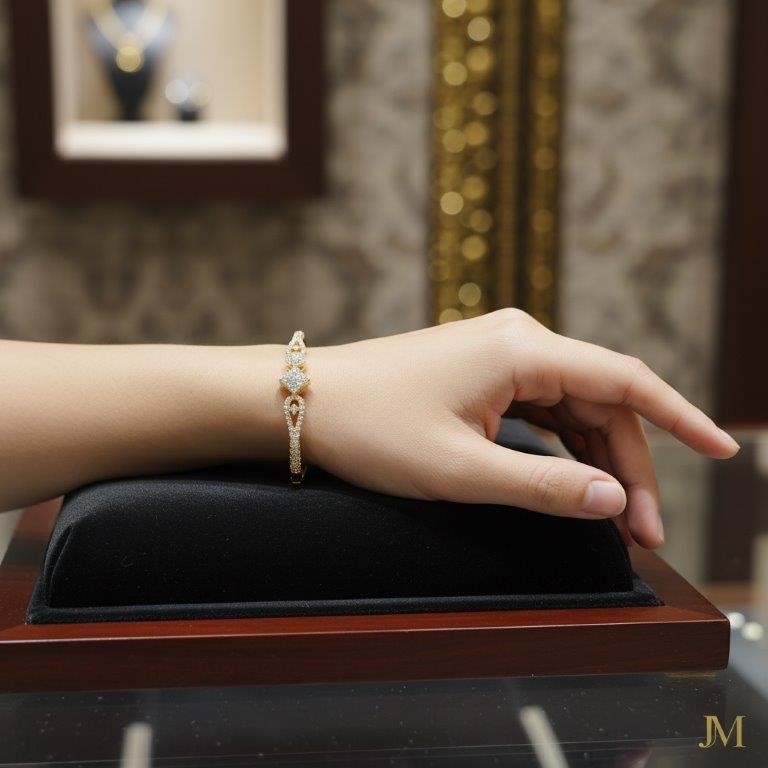 18k Italy Stamped Yellow Gold Filled Bangle Quality Guarantee