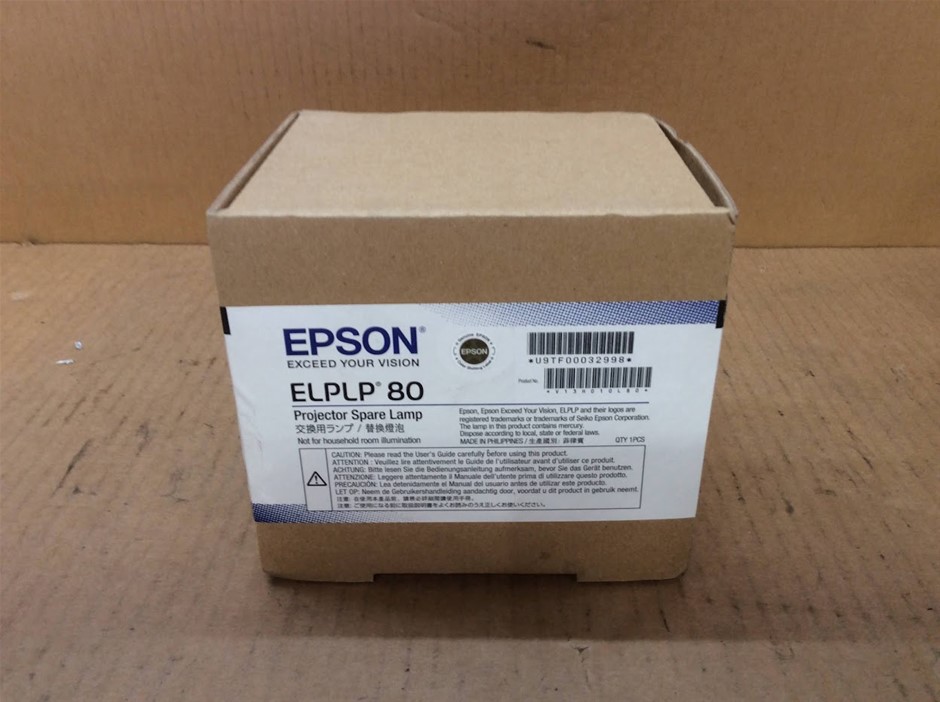 Epson ELPLP80 Projector Spare Lamp - New