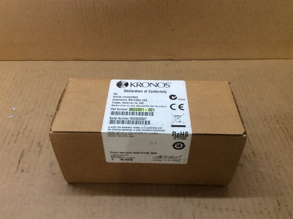 Kronos 8602801-001 Touch ID FVM Module - New
