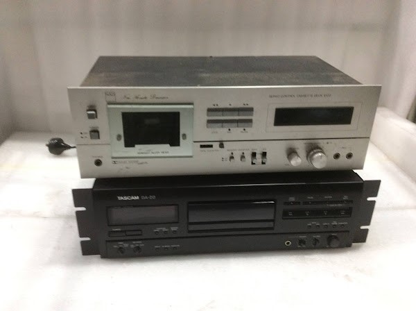 Tascam DA-20 Digital Audio Tape Deck Servo Control Cassette Deck (Lot of 2)