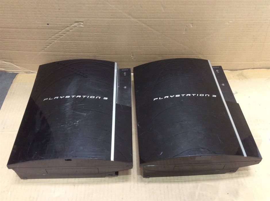 Sony PlayStation 3 CECHL02 Gaming Console (Lot of 2)