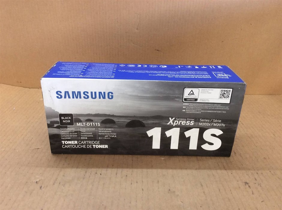 Samsung MLT-D111S Black Toner Cartridge - New