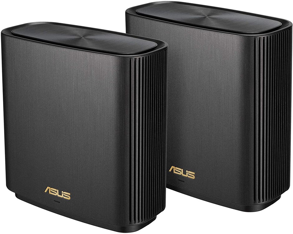 ASUS ZenWiFi XT8 Tri-Band AX6600 Mesh System, 2pk, Black. NB: Minor Use, No