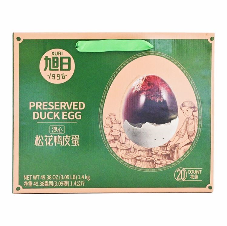 Pack of 20pc XURI Preserved Duck Egg, 1.14kg. N.B: Damaged packaging.