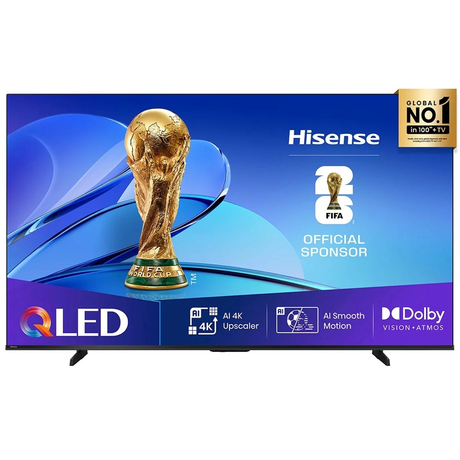 HISENSE 43 Inch Q6QAU 4K QLED Smart TV 43Q6QAU. NB: Minor use, missing stan