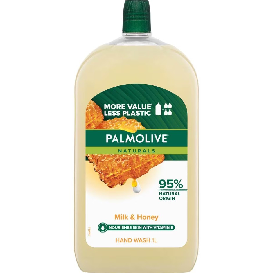 3 x PALMOLIVE Milk & Honey Hand Wash, 1L.
