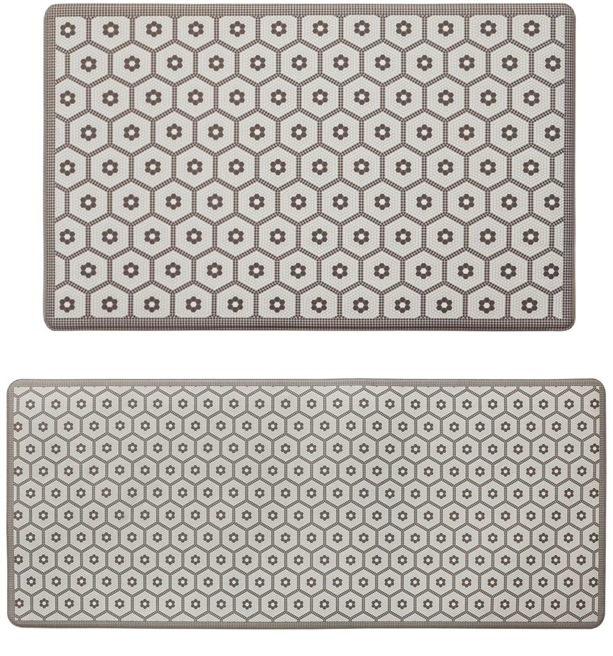 SERELENA 2 Pack Wellness Mat, 61x152cm & 51x81cm, Porto Brown