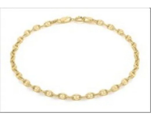 9K Yellow Gold GUCCI LINK BRACELET 18cm