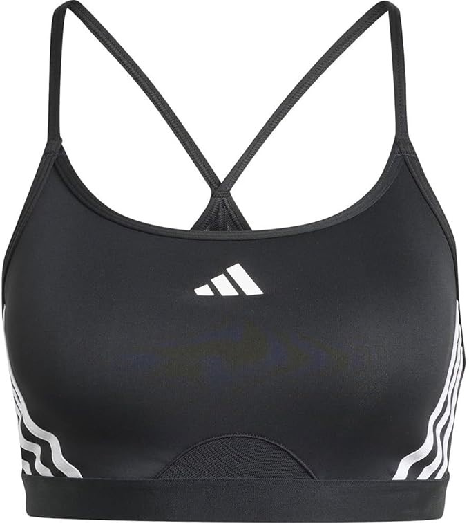 ADIDAS Performance Aeroreact 3-Stripes Women's Light-Support Training Bra,