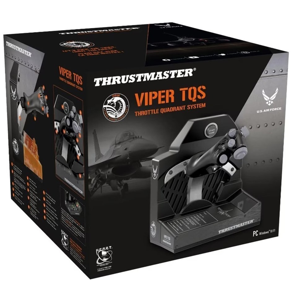 THRUSTMASTER Viper TQS: Metal Throttle Quadrant System, 21 Action Buttons,