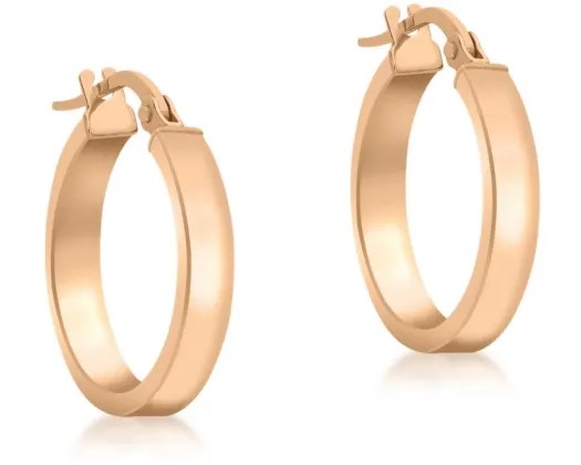 <B>9K Yellow Gold Hlw Diamond Cut Med Oval Hoop Earrings</B><P>