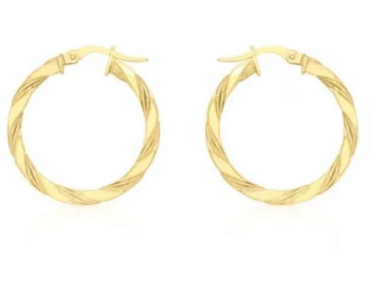 <B>9K Yellow Gold Mop Heart Bracelet 19Cm</B><P>