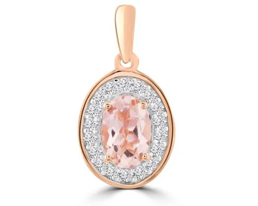 9K Rse Gld 0.10Ct Hi I1 Diamond Morose Goldanite Pt