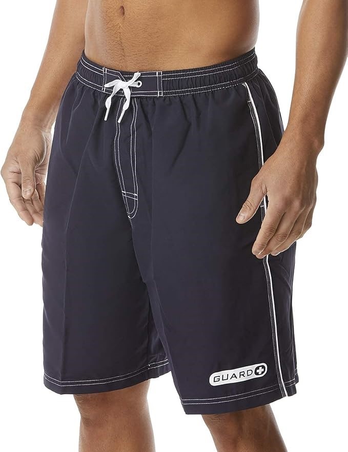 TYR Guard Challenger Shorts, Size XL, Navy (401). RRP: $40. Buyers Note -