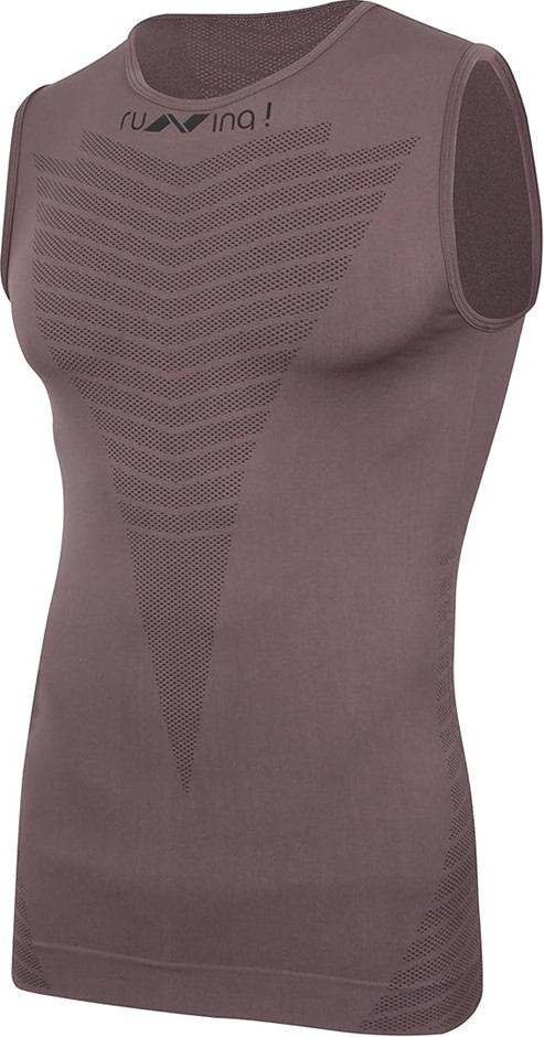 NIVIA Men's Xenon-3 Seamless Fitness Sleeveless T-Shirt, Size XL, Grey/Char
