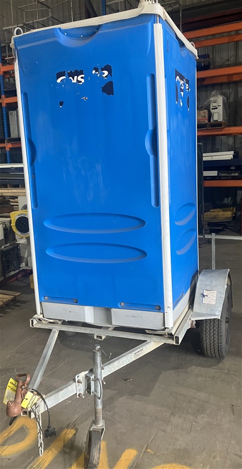 Trailer Mounted Portable Toilet - Fresh Water Flush - Glendenning