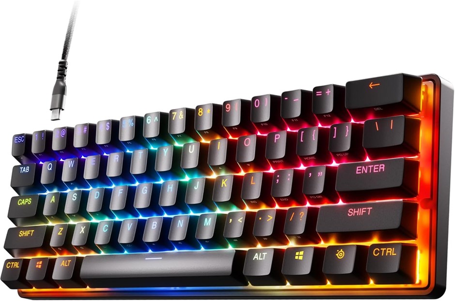 STEELSERIES Apex Pro Mini Mechanical Gaming Keyboard – World’s Fastest Keyb