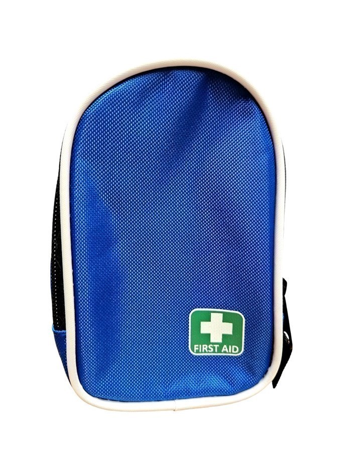 5 x Small Curve Premium Pouch Case, 33.5 x 23 x 22.5cm, Blue.