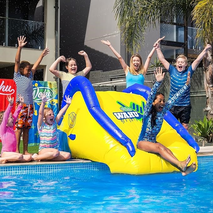 WAHU Rippa Dippa Pool Slide Durable Inflatable Design Outdoor (2.2m x 1.4m)