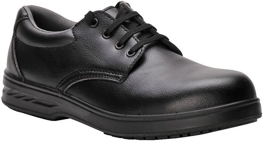 PORTWEST Unisex Steelite Laced Safety Shoe, Black, EU36/US4  (FW80)
