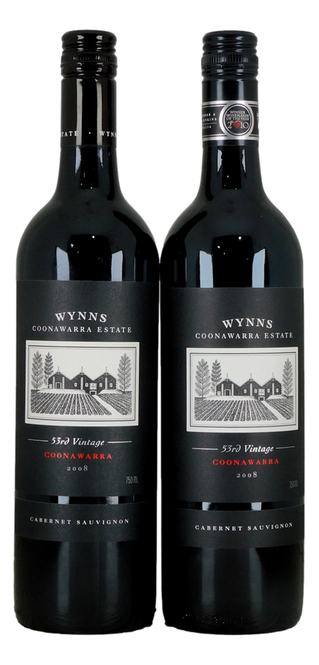 Wynns 53rd Vintage Cabernet Sauvignon 2008 (2x 750mL
