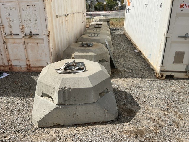 <p>Approx 8 x Concrete Light Pole Bases</p>